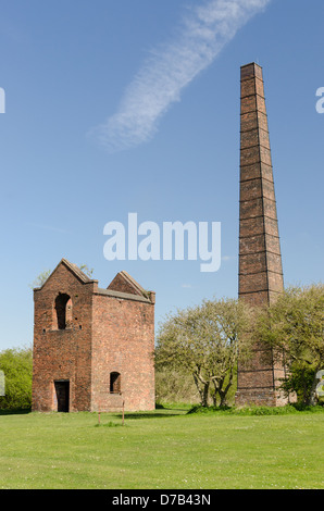 Cobb's Engine House (moulin) dans la station de pompage fin Rowley Regis, West Midlands est un monument ancien prévue Banque D'Images