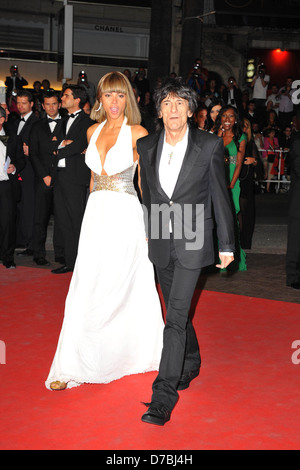 Ana Araujo, Ron Wood 2011 Cannes International Film Festival - Jour 8 - Melancholia - Premiere Cannes, France - 18.05.11 Banque D'Images