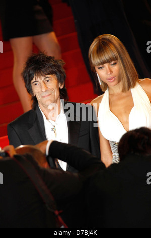 Ana Araujo, Ron Wood 2011 Cannes International Film Festival - Jour 8 - Melancholia - Premiere Cannes, France - 18.05.11 Banque D'Images