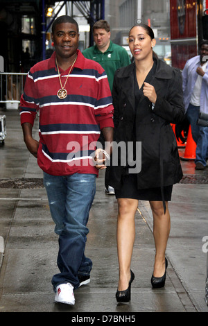 Tracy Morgan, Tanisha Hill 'le Late Show with David Letterman" à l'Ed Sullivan Theater - Départ New York City, USA - Banque D'Images