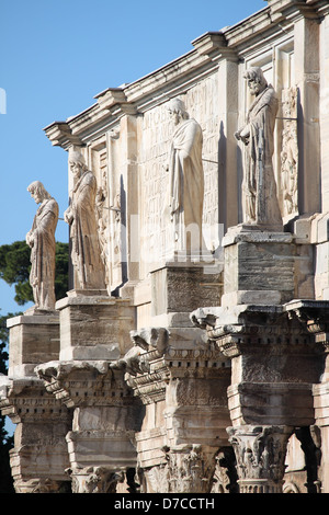 Détails de l'Arc de Constantin à Rome, Italie Banque D'Images