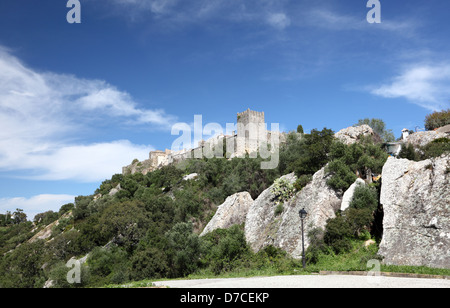 Forteresse Castellar de la Frontera, Andalousie Espagne Banque D'Images