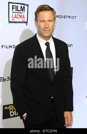 Aaron Eckhart 'Le rhum Diary' premiere tenue au LACMA Bing Theatre - Arrivées Los Angeles, Californie - 13.10.11 Banque D'Images