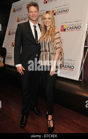 Jim Parrack et Kristen Bauer de la série HBO 'True Blood' apparaissent à la Seminole Coconut Creek casino de Coconut Creek, en Floride Banque D'Images