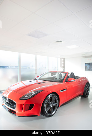 Jaguar F-Type usine automobile de Castle Bromwich Birmingham,12 Mars 2013 Banque D'Images