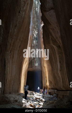 Titus Vespasianus Seleuceia Pierea Tunnel de ad, l'ancien port d'Antioche près de Samandag. Banque D'Images