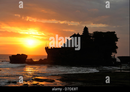 Pura Tanah Lot Temple, Bali, Indonésie Banque D'Images