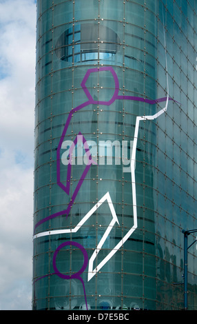 Le bâtiment, maintenant l'Urbis Musée National du Football, Manchester, Angleterre, RU Banque D'Images