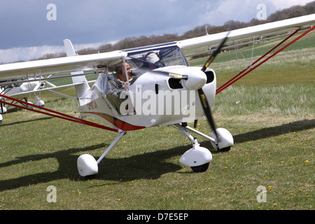 Aeropro Eurofox assemblé à partir d'un avion ultra léger kit fournis par l'usine. Banque D'Images