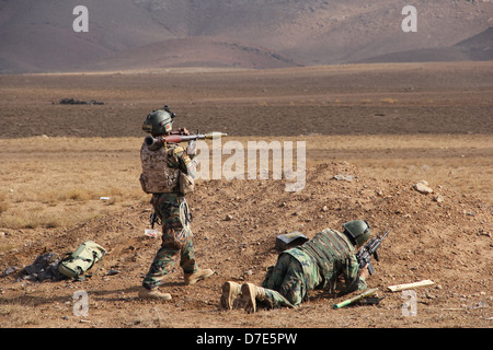 Zone ouest unité de commandos afghans, des opérations spéciales sont effectuées l'nightlyThis est très efficace dans l'obtention Banque D'Images