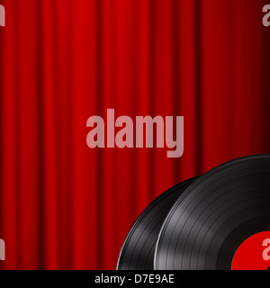 Théâtre du Rideau rouge Banque D'Images