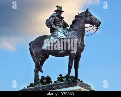 Nous Ulysse Grant Statue équestre Civil War Memorial Washington DC Capitol Hill Banque D'Images