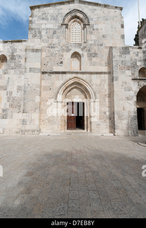 L'entrée de St Anne's Church des Croisés à Jérusalem, Israël Banque D'Images