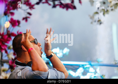 Test de top-20 : DJ Afrojack Banque D'Images