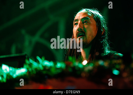 Test de top-20 : DJ Steve Aoki Banque D'Images