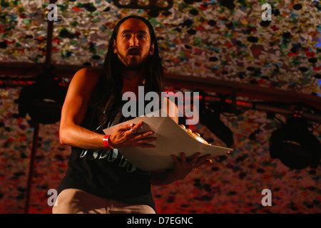 Test de top-20 : DJ Steve Aoki Banque D'Images