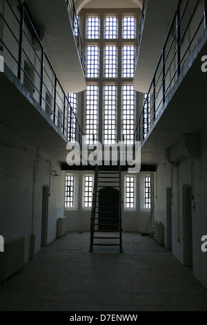 Lincoln, Royaume-Uni. 6 mai, 2013. À l'intérieur de la prison de Lincoln, dans le Lincolnshire Uk. l'intérieur victorien traditionnel de l'époque la prison de Lincoln Crédit : Paul Thompson/Alamy Live News Banque D'Images