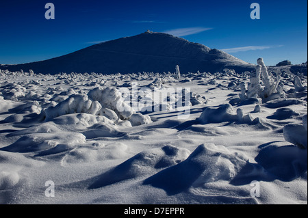 Vue de l' dans les montagnes de Karkonosze, Pologne. Banque D'Images