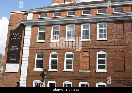 Extérieur de Dean Clarke Lofts luxury student accommodation in Devon England UK Banque D'Images