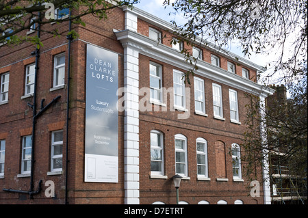 Extérieur de Dean Clarke Lofts luxury student accommodation in Devon England UK Banque D'Images