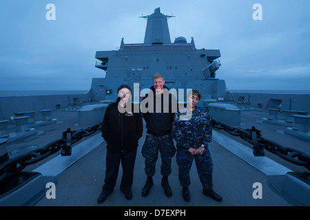 Les marins de Anchorage, Alaska affecté à Anchorage PCU. Banque D'Images