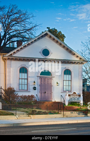 Fletcher Chapelle maintenant connue comme le premier tabernacle Church situé dans le quartier historique de Mount Vernon Square de Washington D. C. Banque D'Images