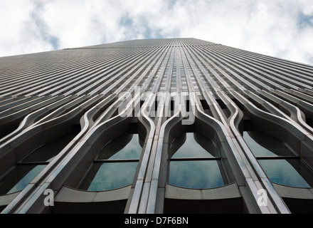 World Trade Center Twin Towers de Manhattan New York City NY, une attaque terroriste, 9-11-2001, Twin Towers, Lower Manhattan, Banque D'Images