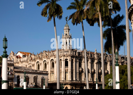 Le théâtre Gran Teatro de La Habana à La Havane, Cuba, Caraïbes Banque D'Images