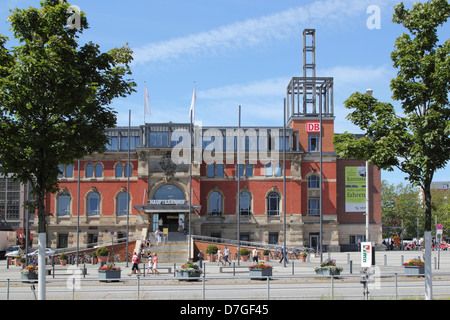 La gare Bahnhof Schleswig Holstein Kiel gare Banque D'Images