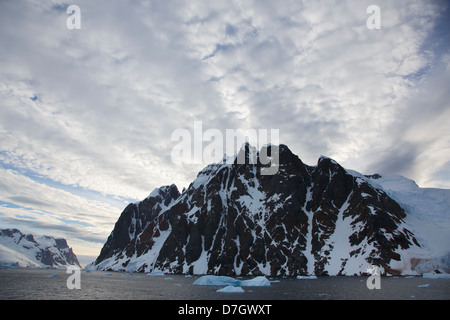 Canal Lemaire, l'Antarctique. Banque D'Images