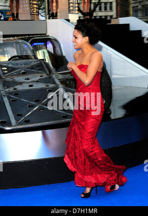 Londres, Royaume-Uni. 7 mai, 2013. Michelle Rodriguez assiste à la première mondiale de Fast & Furious 6 à l'Empire de Londres. Crédit : Peter Phillips/Alamy Live News Banque D'Images