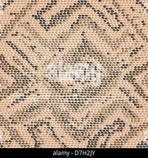 Libre illustration d'une peau de serpent à motifs. Banque D'Images