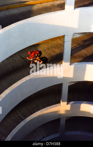 Temps de course de moto, moto de trial, Miami Banque D'Images