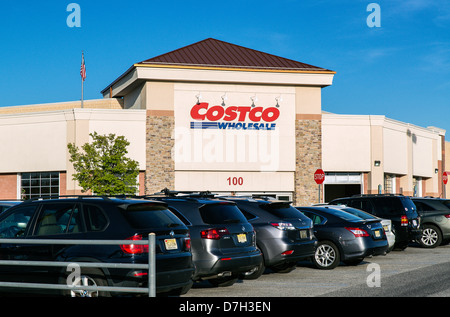 Magasin Costco, New Jersey, USA Banque D'Images