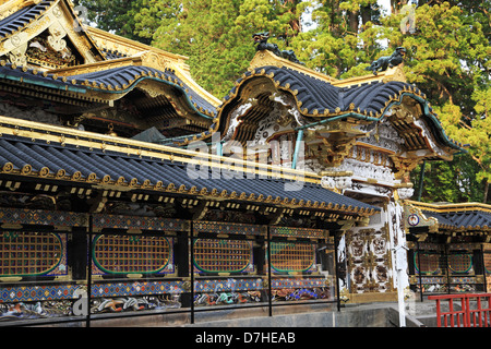 Le Japon, la Préfecture de Tochigi, Nikko, Toshogu, UNESCO World Heritage Banque D'Images