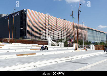 Le nouvellement ouvert Eastside City Park près de Millenium Point dans Birmingham Banque D'Images