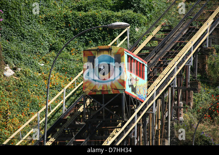 Chili Valparaiso Cerro Artilleria Ascensor Artilleria Banque D'Images