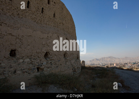 L'un des nombreux anciens forts, Kaboul, Afghanistan. Banque D'Images