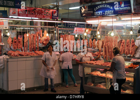 Pérou Lima marché Mercado Central Banque D'Images