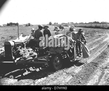 Image capturant une moissonneuse-batteuse dans l'agriculture, montrant probablement les machines utilisées pour récolter les récoltes. La photo illustre l'utilisation de la technologie dans les pratiques agricoles modernes, en mettant l'accent sur une moissonneuse-batteuse en action. Banque D'Images