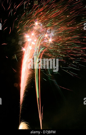 Nouvel An générique d'artifice. Banque D'Images