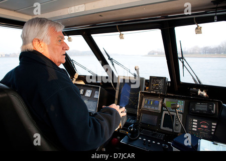 Le service de traversier entre dordrecht en Zwijndrecht, Pays-Bas Banque D'Images