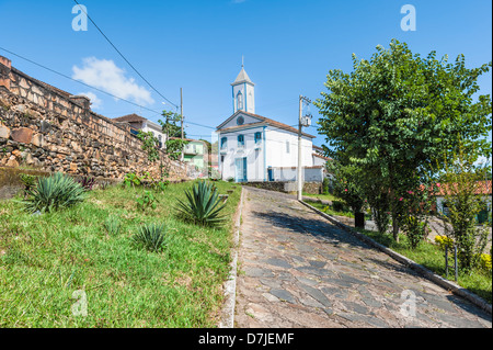 Église de Nossa Senhora da Luz, Diamantina, Minas Gerais, Brésil Banque D'Images