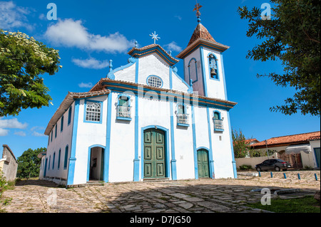 Église Nossa Senhora do Rosario, Diamantina, Minas Gerais, Brésil Banque D'Images