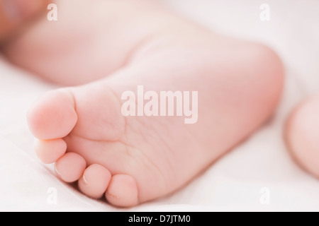 Close up of baby's foot (18-23 mois) Banque D'Images