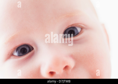 Close up of baby's face (18-23 mois) Banque D'Images