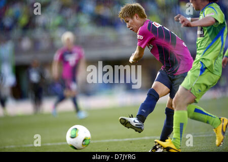 Yoichiro Kakitani (Cerezo), 3 mai 2013 - Football : 2013 J.Division de Ligue 1 match entre Shonan Bellmare 0-3 Cerezo Osaka à Shonan Hiratsuka Stade BMW à Kanagawa, Japon. (Photo par FAR EAST PRESS/AFLO) Banque D'Images