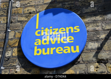Le Bureau de conseils du citoyen, Easton Street, High Wycombe, Buckinghamshire, Angleterre, Royaume-Uni Banque D'Images