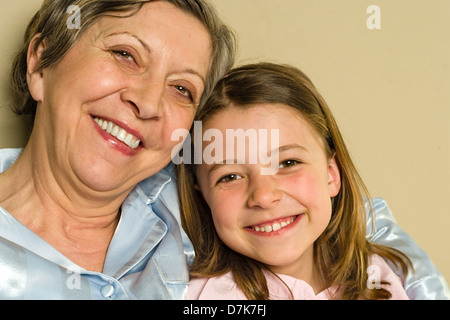 Portrait of smiling senior Banque D'Images