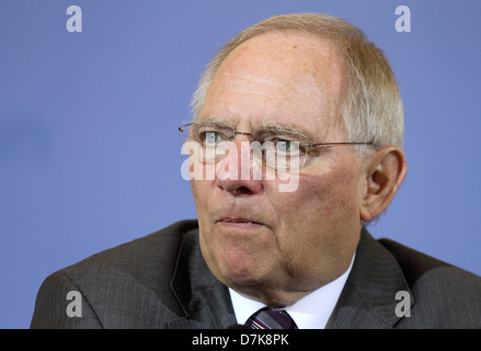 Berlin, Allemagne, le ministre allemand des Finances, Wolfgang Schaeuble, CDU Banque D'Images